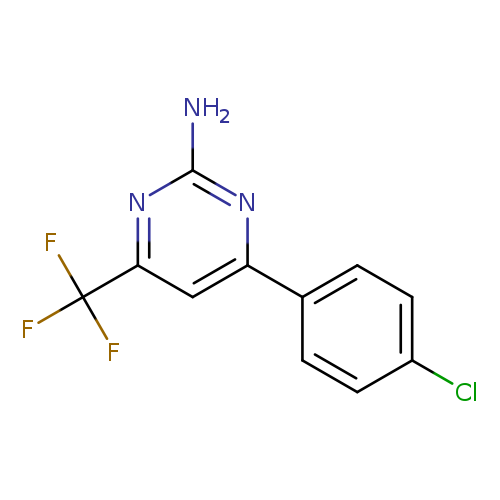 4-(4-chlorophenyl)-6-(trifluoromethyl)pyrimidin-2-amine