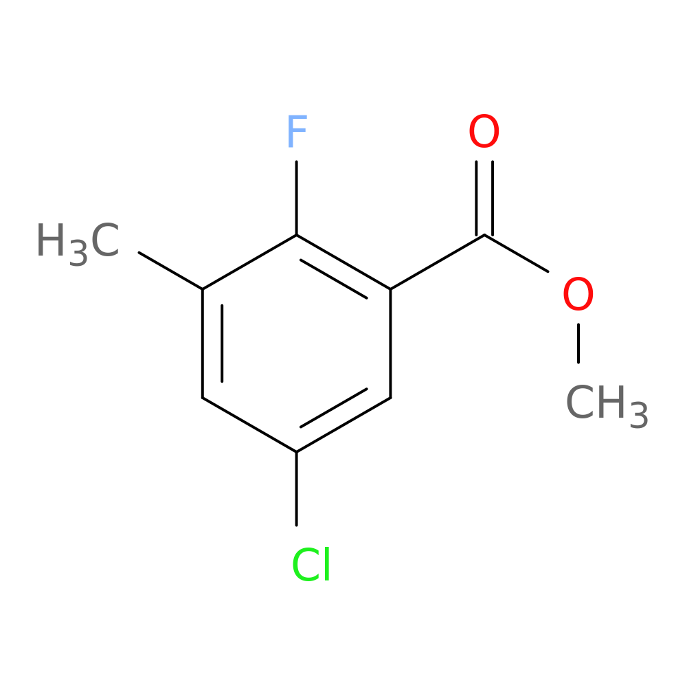 Methyl 5-chloro-2-fluoro-3-methylbenzoate