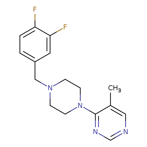 4-{4-[(3,4-difluorophenyl)methyl]piperazin-1-yl}-5-methylpyrimidine