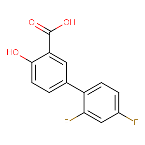[1,​1'-​Biphenyl]​-​3-​carboxylic acid, 2',​4'-​difluoro-​4-​hydroxy-