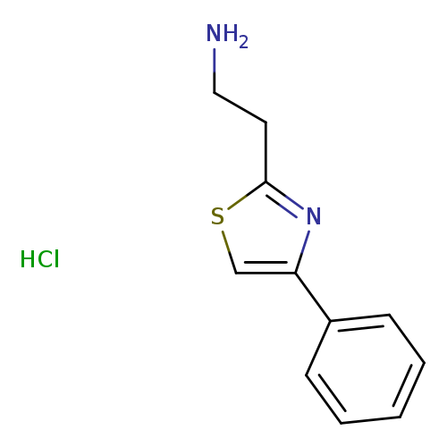 2-Thiazoleethanamine, 4-phenyl-, hydrochloride (1:1)