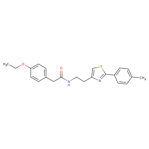 2-(4-ethoxyphenyl)-N-{2-[2-(4-methylphenyl)-1,3-thiazol-4-yl]ethyl}acetamide