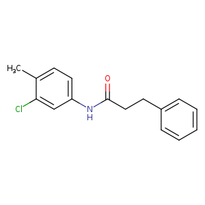 N-(3-chloro-4-methylphenyl)-3-phenylpropanamide