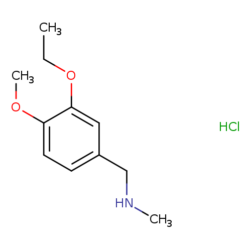 (3-ethoxy-4-methoxybenzyl)methylamine hydrochloride