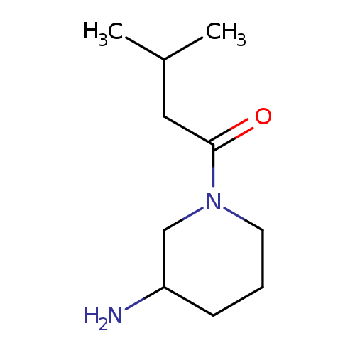 1-(3-Methylbutanoyl)piperidin-3-amine