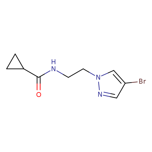 Cyclopropanecarboxylic acid [2-(4-bromo-pyrazol-1-yl)-ethyl]-amide