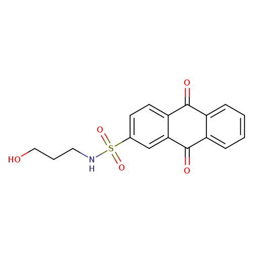 9,10-Dioxo-9,10-dihydro-anthracene-2-sulfonic acid (3-hydroxy-propyl)-amide