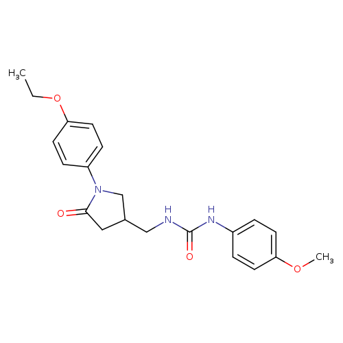 3-{[1-(4-ethoxyphenyl)-5-oxopyrrolidin-3-yl]methyl}-1-(4-methoxyphenyl)urea