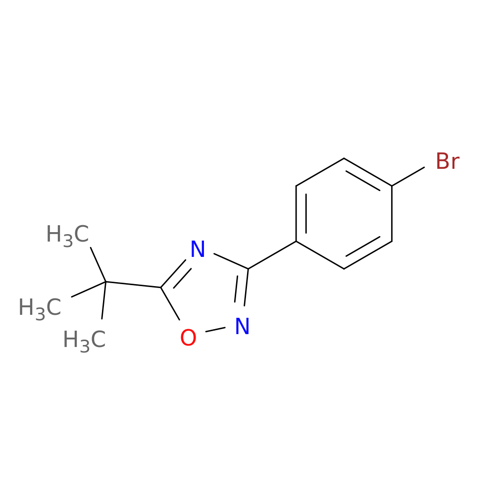 3-(4-Bromophenyl)-5-tert-butyl-1,2,4-oxadiazole