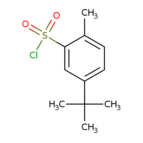 5-(tert-Butyl)-2-methylbenzene-1-sulfonyl chloride
