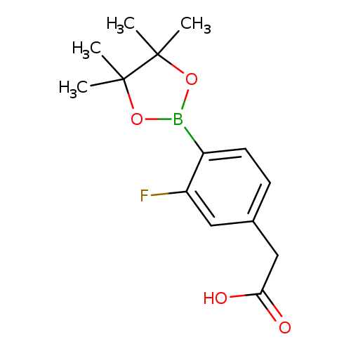 2-(3-Fluoro-4-(4,4,5,5-tetramethyl-1,3,2-dioxaborolan-2-yl)phenyl)acetic acid
