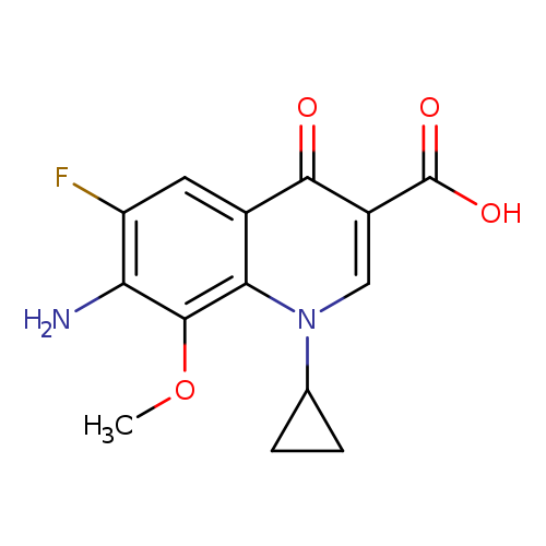 3-Quinolinecarboxylic acid, 7-aMino-1-cyclopropyl-6-fluoro-1,4-dihydro-8-Methoxy-4-oxo-