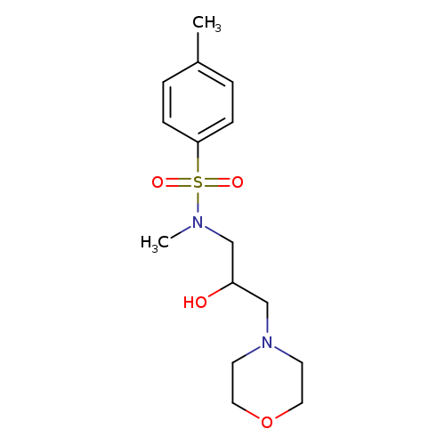 N-[2-hydroxy-3-(morpholin-4-yl)propyl]-N,4-dimethylbenzene-1-sulfonamide