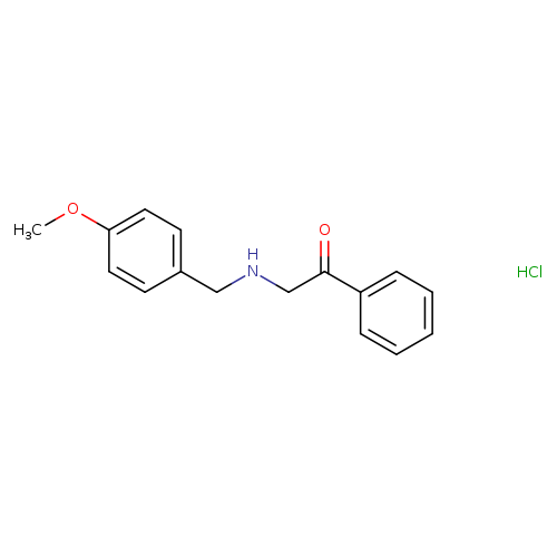 Ethanone, 2-[[(4-methoxyphenyl)methyl]amino]-1-phenyl-, hydrochloride