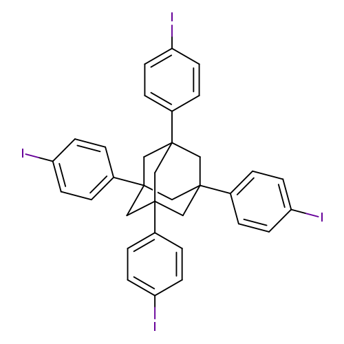 Tricyclo[3.3.1.13,7]decane, 1,3,5,7-tetrakis(4-iodophenyl)-