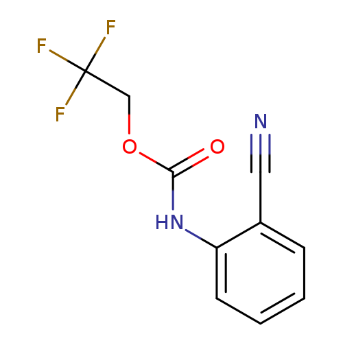2,2,2-trifluoroethyl N-(2-cyanophenyl)carbamate