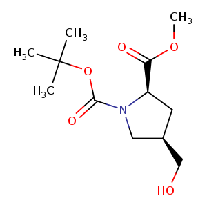 1-tert-butyl2-methyl(2R,4R)-4-(hydroxymethyl)pyrrolidine-1,2-dicarboxylate