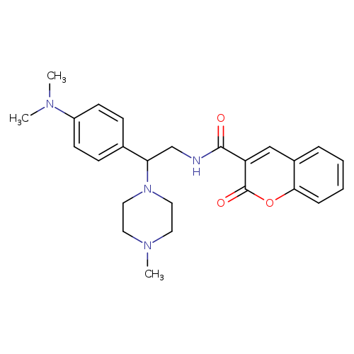 N-{2-[4-(dimethylamino)phenyl]-2-(4-methylpiperazin-1-yl)ethyl}-2-oxo-2H-chromene-3-carboxamide