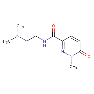 N-[2-(dimethylamino)ethyl]-1-methyl-6-oxo-1,6-dihydropyridazine-3-carboxamide