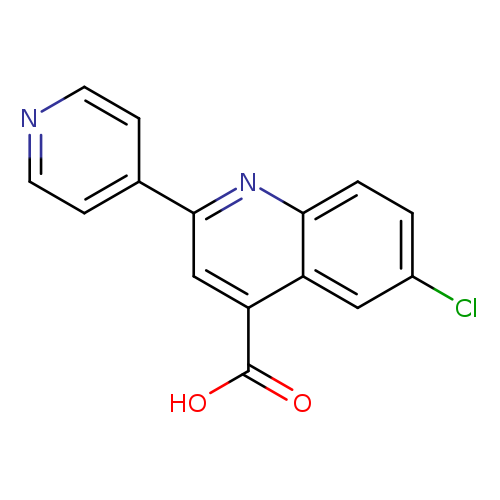 6-Chloro-2-pyridin-4-ylquinoline-4-carboxylic acid