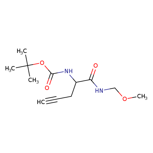 Carbamic acid, N-[1-[(methoxymethylamino)carbonyl]-3-butyn-1-yl]-, 1,1-dimethylethyl ester