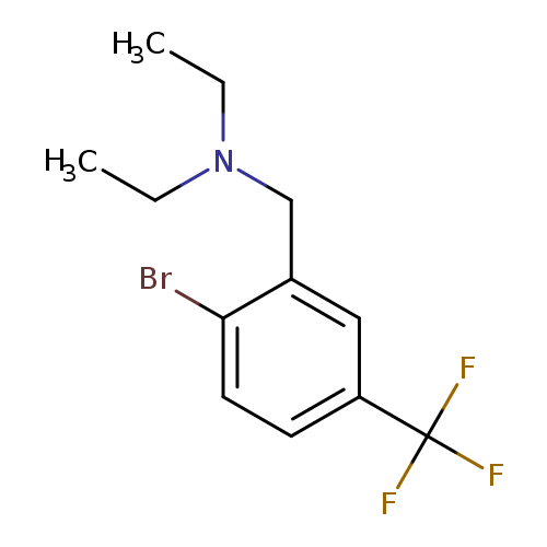 2-Bromo-N,N-diethyl-5-(trifluoromethyl)benzenemethanamine