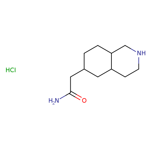 2-(decahydroisoquinolin-6-yl)acetamidehydrochloride