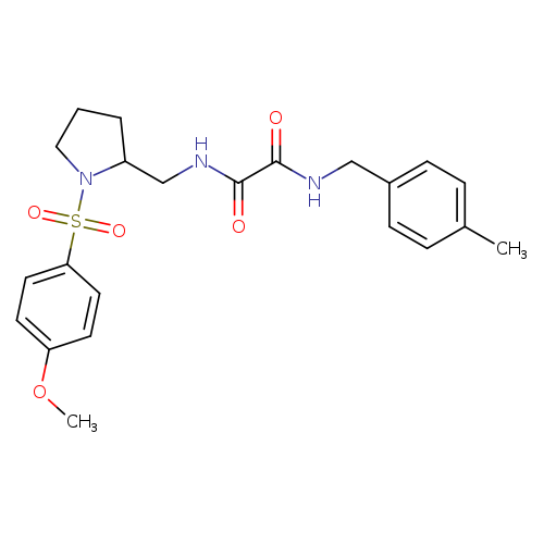 N-{[1-(4-methoxybenzenesulfonyl)pyrrolidin-2-yl]methyl}-N'-[(4-methylphenyl)methyl]ethanediamide