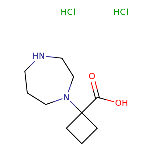1-(1,4-diazepan-1-yl)cyclobutane-1-carboxylic acid dihydrochloride