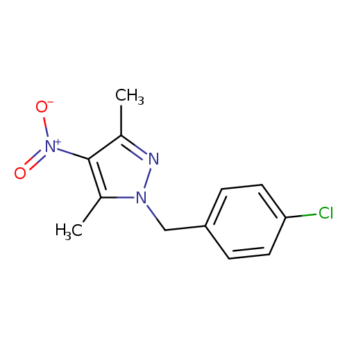 1-(4-Chlorobenzyl)-3,5-dimethyl-4-nitro-1h-pyrazole
