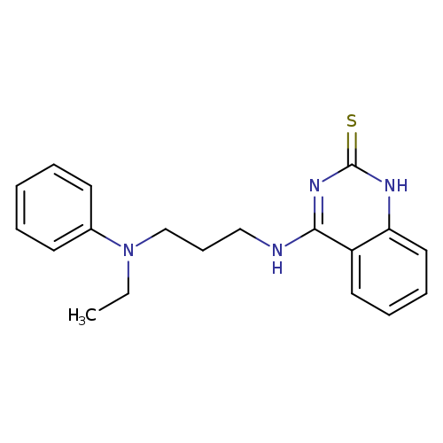 4-({3-[ethyl(phenyl)amino]propyl}amino)-1,2-dihydroquinazoline-2-thione