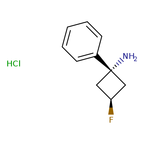 3-fluoro-1-phenylcyclobutan-1-amine hydrochloride