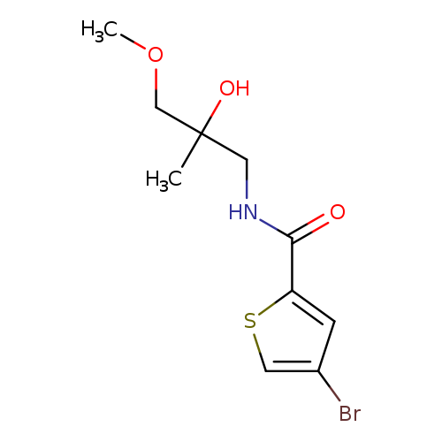 4-bromo-N-(2-hydroxy-3-methoxy-2-methylpropyl)thiophene-2-carboxamide