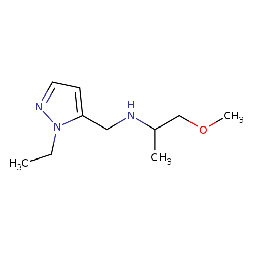 [(1-ethyl-1H-pyrazol-5-yl)methyl](1-methoxypropan-2-yl)amine
