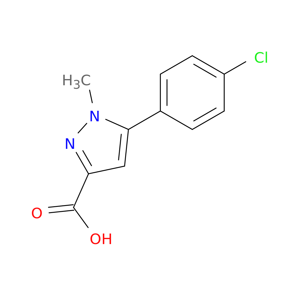 5-(4-Chlorophenyl)-1-methyl-1H-pyrazole-3-carboxylic acid
