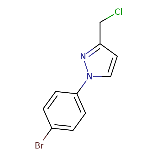 1-(4-bromophenyl)-3-(chloromethyl)-1H-pyrazole