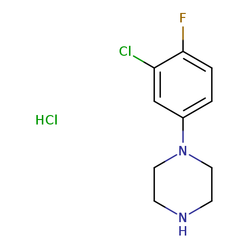 1-(3-Chloro-4-fluorophenyl)piperazine, HCl