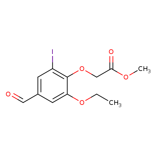 methyl (2-ethoxy-4-formyl-6-iodophenoxy)acetate