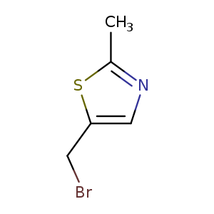 Thiazole, 5-(bromomethyl)-2-methyl-