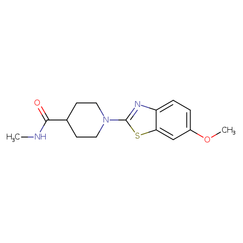 1-(6-methoxy-1,3-benzothiazol-2-yl)-N-methylpiperidine-4-carboxamide