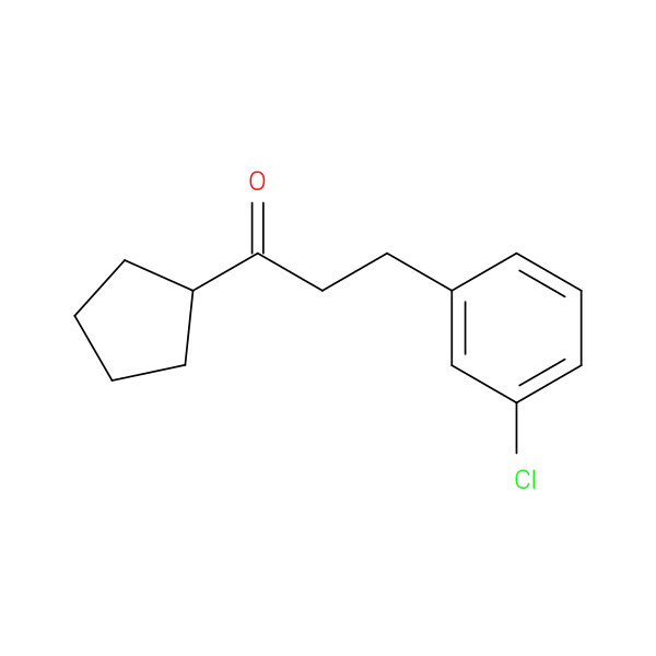 2-(3-Chlorophenyl)ethyl cyclopentyl ketone