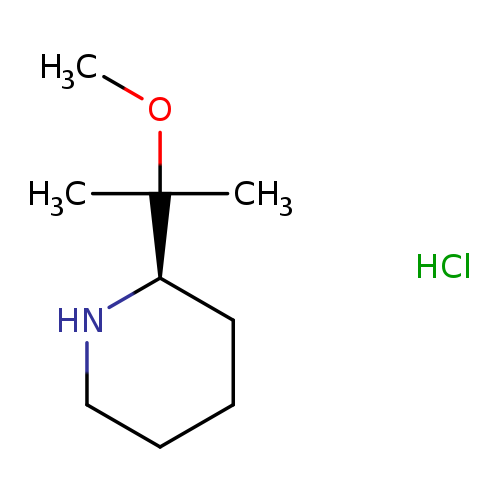 (2R)-2-(2-methoxypropan-2-yl)piperidinehydrochloride