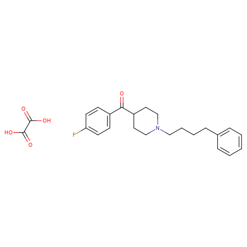 4-(4-FLUOROBENZOYL)-1-(4-PHENYLBUTYL)PIPERIDINE OXALATE
