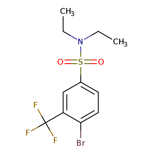 N,N-Diethyl 4-bromo-3-trifluoromethylbenzenesulfonamide