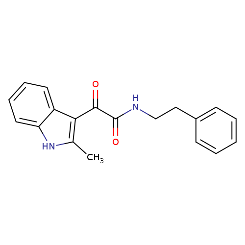 2-(2-methyl-1H-indol-3-yl)-2-oxo-N-(2-phenylethyl)acetamide