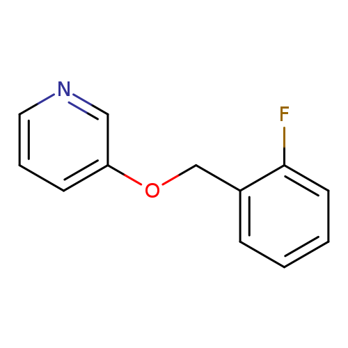 3-[(2-fluorophenyl)methoxy]pyridine