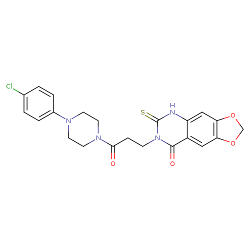 7-{3-[4-(4-chlorophenyl)piperazin-1-yl]-3-oxopropyl}-6-sulfanylidene-2H,5H,6H,7H,8H-[1,3]dioxolo[4,5-g]quinazolin-8-one