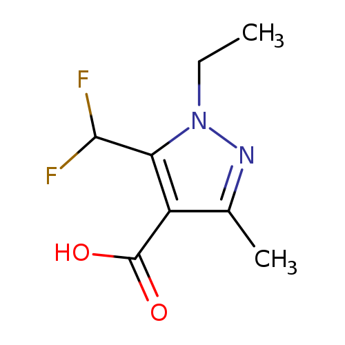 5-(Difluoromethyl)-1-ethyl-3-methyl-1h-pyrazole-4-carboxylic acid