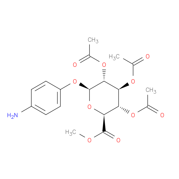 β-D-Glucopyranosiduronic acid, 4-aminophenyl, methyl ester, 2,3,4-triacetate