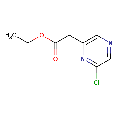 2-​Pyrazineacetic acid, 6-​chloro-​, ethyl ester